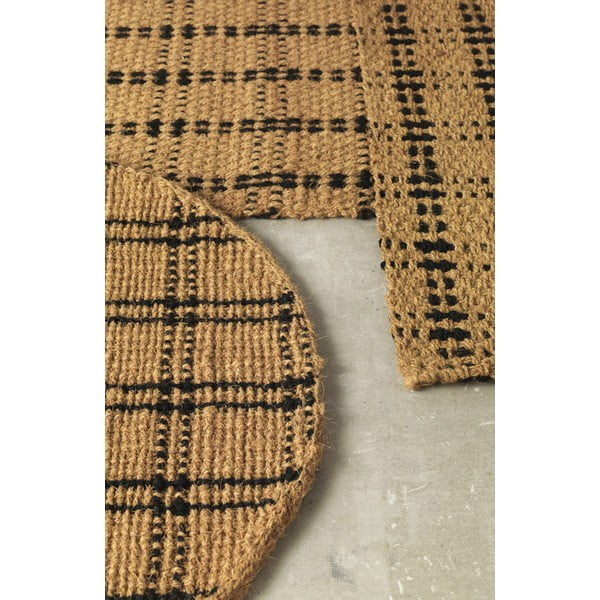 Must/loomulik ümmargune vaip ø 120 cm - Geese-image-1