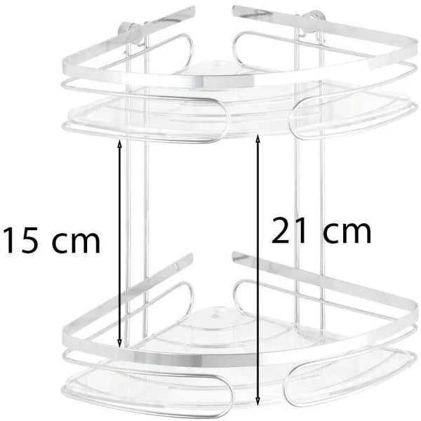 Seinale paigaldatav nurgariiul, mis on valmistatud kõrgekvaliteedilisest roostevabast terasest - Wenko-image-4