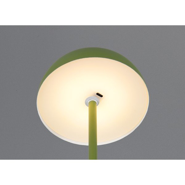 Roheline LED-laualamp metallvarjuga (kõrgus 21 cm) Munoz - Reality-image-1