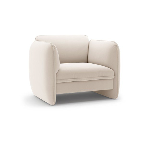 Kreemikas sametist tugitool Georgia - Micadoni