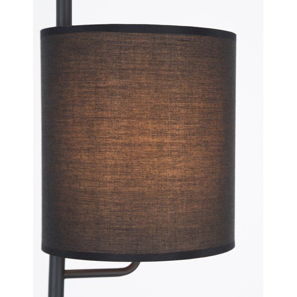 Must metallist põrandalamp (kõrgus 176 cm) Yama - Nova Luce-image-2