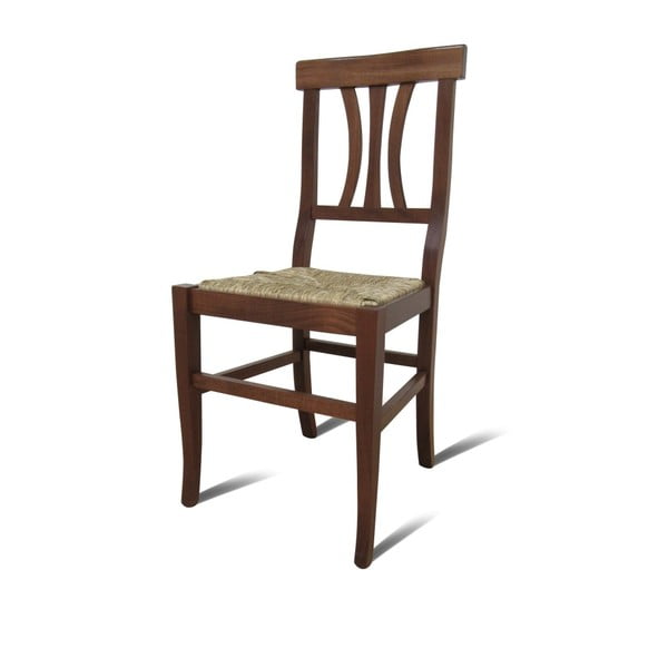 Hnědá dřevěná židle Coco
