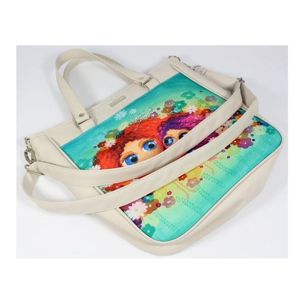 Světlá velká kabelka Dara bags Dušinka Adélka-image-1