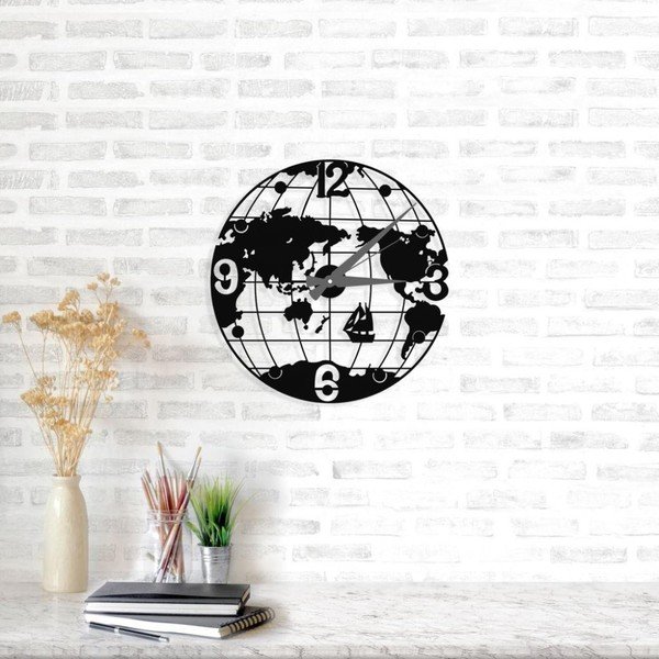 Must seinakell Globe Clock, ⌀ 50 cm - Wallity-image-1
