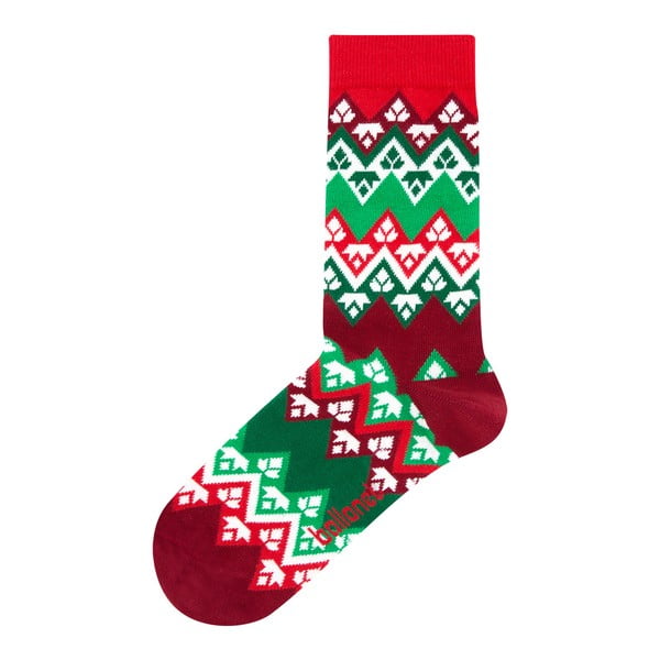 Ponožky v dárkovém balení Ballonet Socks Season's Greetings Socks Card with Flake, velikost 36 - 40