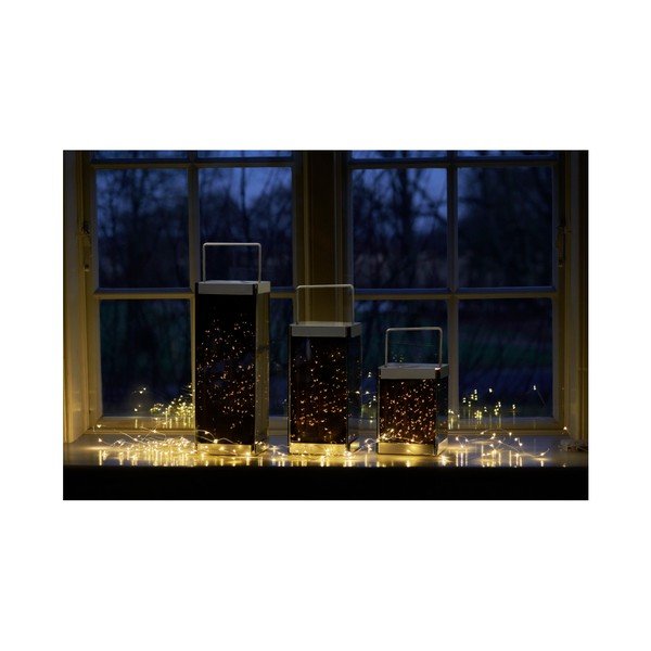 Lucerna s LED světýlky Villa Collection Quadro, 30 cm-image-1