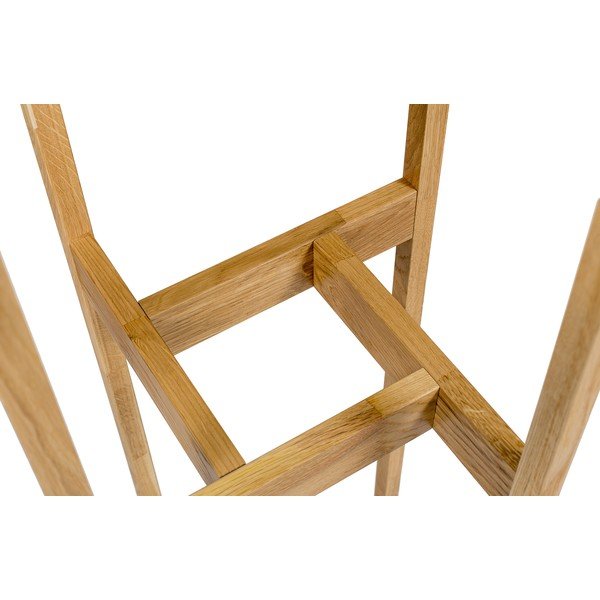 Massiivsest tammest valmistatud mantlihoidja Hilbert - Woodman-image-3