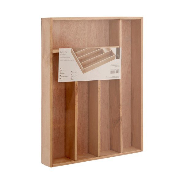 Puidust kummut sahtlile naturaalses värvitoonis 30 x 38 cm - Premier Housewares-image-4