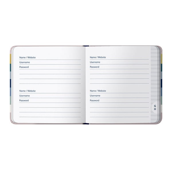 Paroolide märkmik 96 lk. Stripe - Busy B-image-3