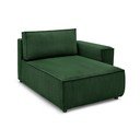 Roheline velvetist diivanimoodul, parem nurk  Nihad modular - Bobochic Paris