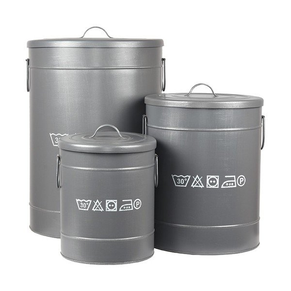 Metallist pesukorv , ⌀ 40 cm - LABEL51-image-4