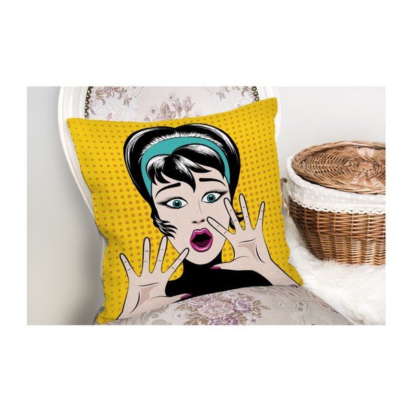 PopArt Points, 45 x 45 cm, puuvillasegust padjapüür, 45 x 45 cm. - Minimalist Cushion Covers-image-2