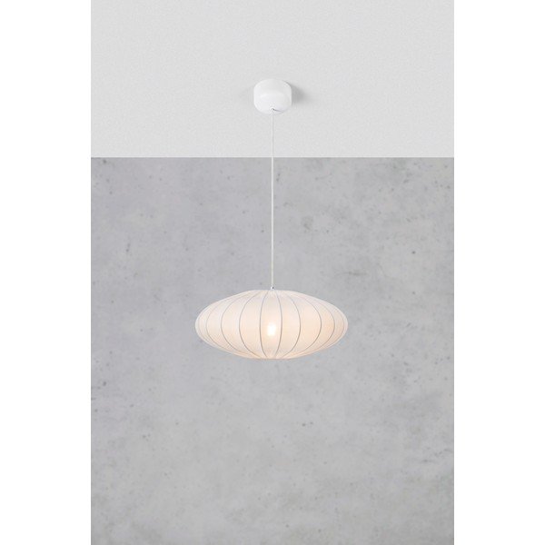 Valge ripplamp ø 50 cm Solia - Markslöjd-image-3
