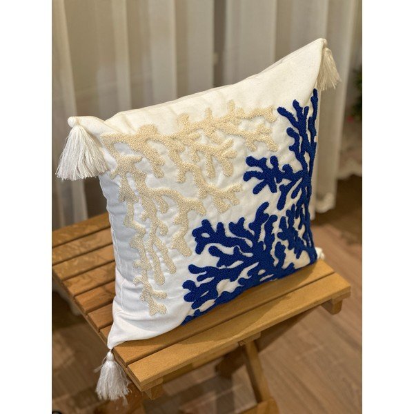 Linaseguga dekoratiivpadi 43x43 cm - Mila Home-image-3