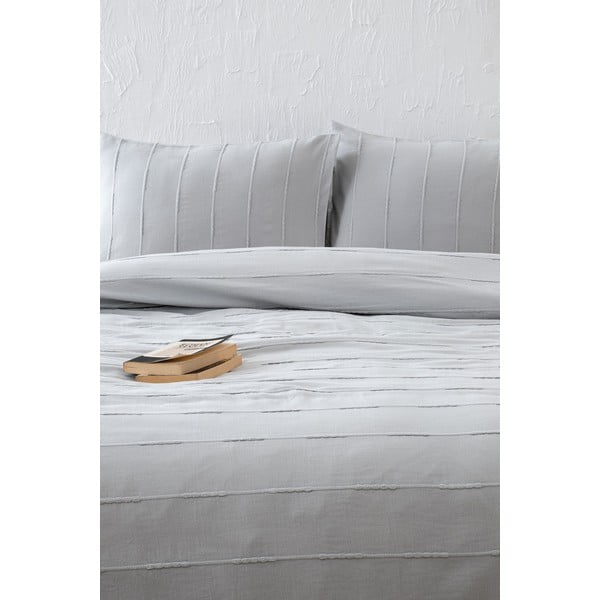 Hall puuvillane voodikatte ja padjakatete komplekt 210x220 cm Sedef – Mijolnir-image-1