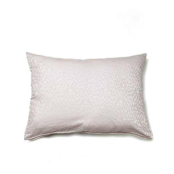 Béžový povlak na polštář z čisté bavlny Casa Di Bassi Velvet, 50 x 70 cm