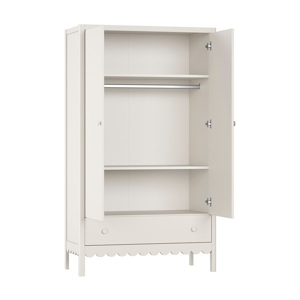 Beež laste riidekapp 110x190x55 cm Swingo - Vipack-image-2