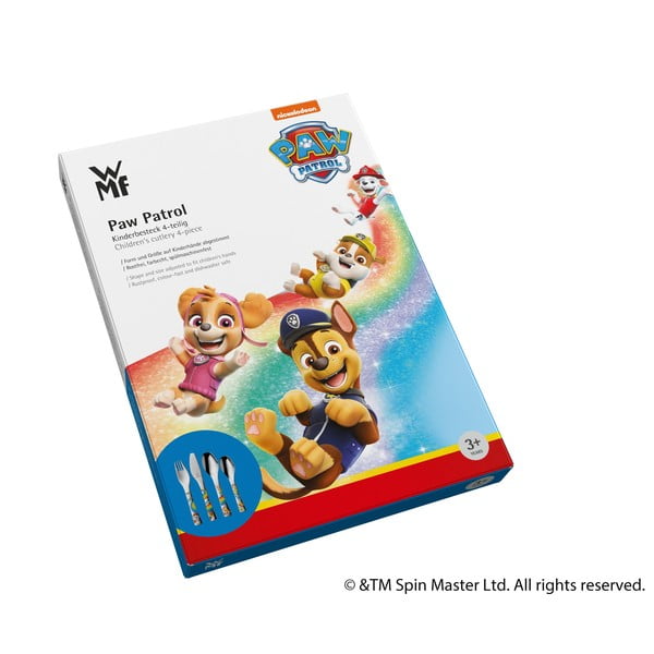 4-osaline laste roostevabast terasest söögiriistade komplekt Paw Patrol - WMF-image-2