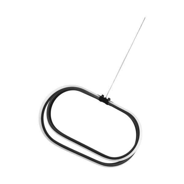 Must metallist LED rippvalgusti ø 42 cm Loca - Squid Lighting-image-2