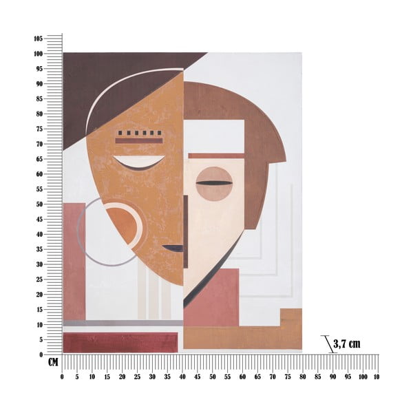 Käsitsi maalitud pilt 80x100 cm Ethnic Face - Mauro Ferretti-image-4