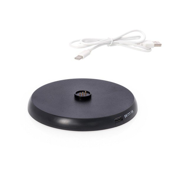 Pruun metallist LED-laualamp hämardatava/juhtmevaba laadijaga ja plastvarjuga (kõrgus 33 cm) Esprit - Bizzotto-image-4