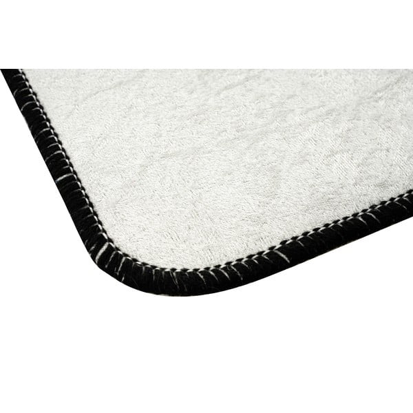 Valge/must vannitoamatt 60x40 cm Little Cats - Foutastic-image-2