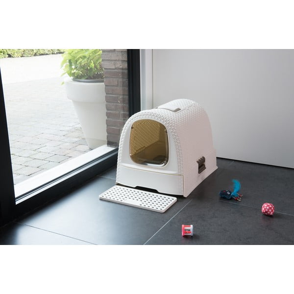 Valge tualett kassidele Vintage - Curver-image-1