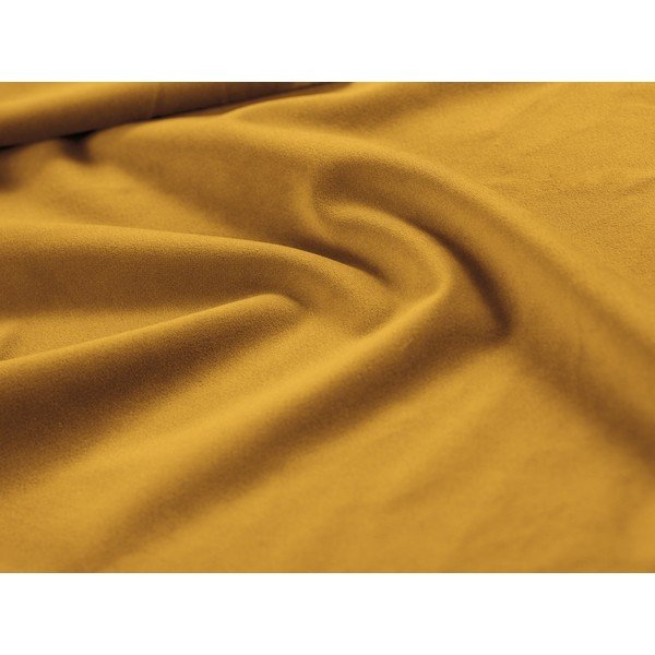 Kollane sametist diivan 190 cm Lando - Micadoni Home-image-1