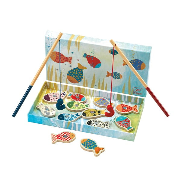 Laste puidust mäng magnetiliste kaladega - Djeco