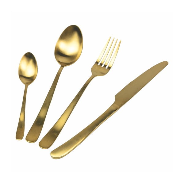 Kuldse värvi terasest söögiriistad 24 tk - VDE Tivoli 1996-image-3