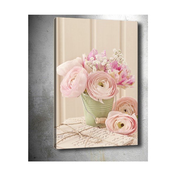 Obraz Tablo Center Pastel Roses, 40 x 60 cm