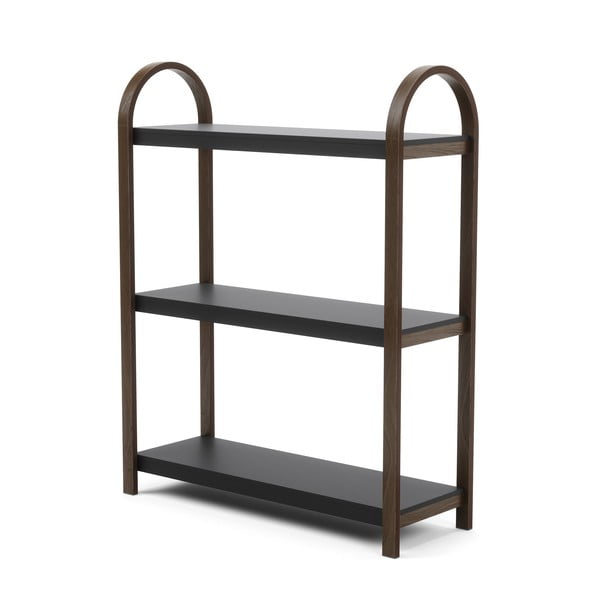 Must naturaalne riiul pähklipuust 72x90 cm Bellwood - Umbra-image-3