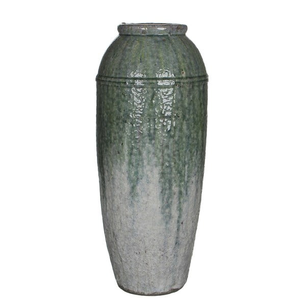 Šedá váza Mica Rolf, 57 x 23,5 cm