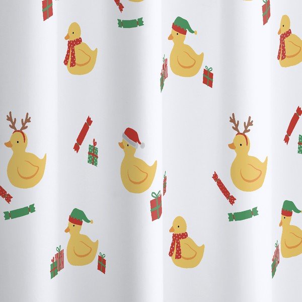 Dušikardin 180x180 cm Christmas Quacker - Catherine Lansfield-image-2