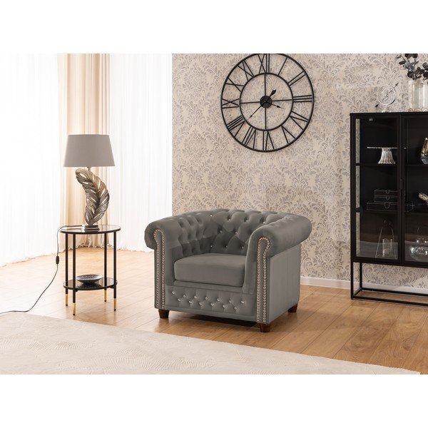 Hall sametist chesterfieldi tool York Blik - Ropez-image-1