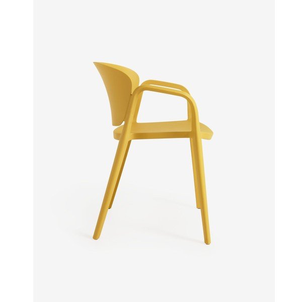 Kollane plastikust aiatool Ania - Kave Home-image-3