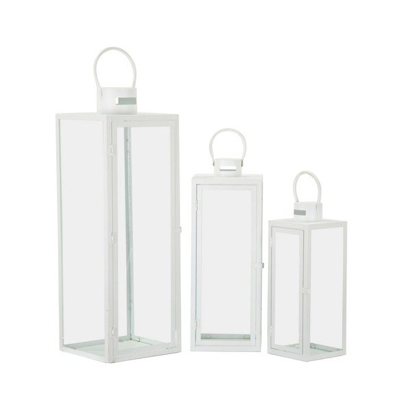 Metallist laternad 3 tk (kõrgus 66 cm) - Mauro Ferretti