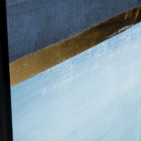 Sinine maal raamides, 60 x 90 cm, abstraktne, 60 x 90 cm Wrigley - Kave Home-image-2