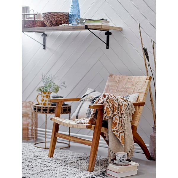 Taaskasutatud puuvillast tekk 130x160 cm Hanny - Bloomingville-image-2