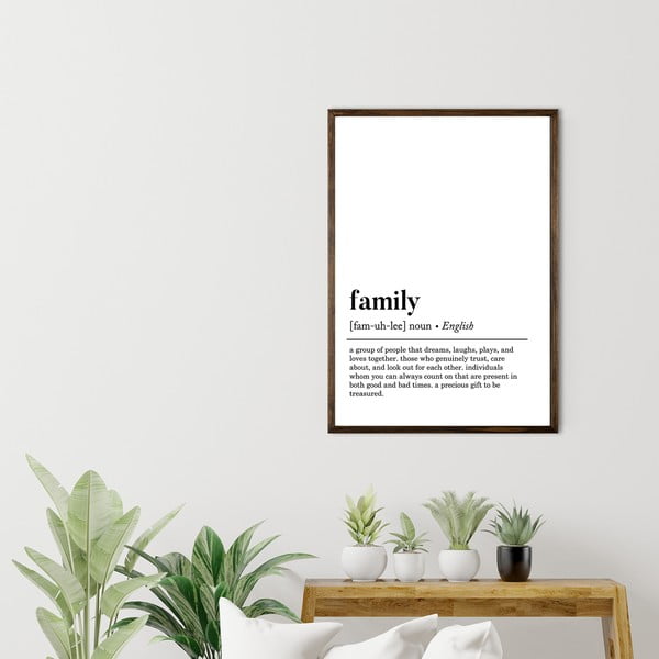 Plakat 50x70 cm Family - Wallity-image-1