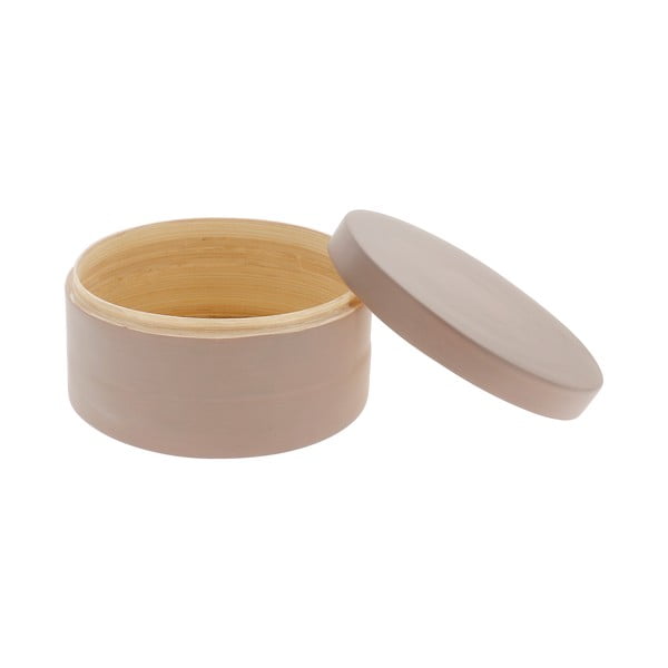 Pruun bambusest kaanega hoiukarp Bambusekarp - Compactor-image-1