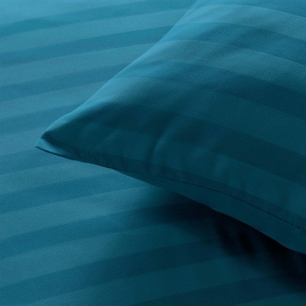 Sinine pikendatud kahekohaline voodipesu 240x220 cm Cleo - douceur d'intérieur-image-2