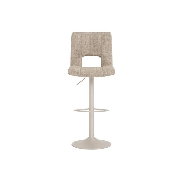 Beežid polsterdatud baaritoolid (2 tk komplektis), reguleeritava kõrguse/pöördega (istme kõrgus 62 cm) Sylvia - Actona-image-2