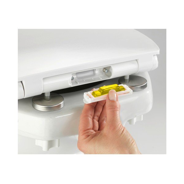 WC sedátko s vonnou kapslí a snadným zavíráním Wenko Mora, 44,5 x 37 cm-image-1