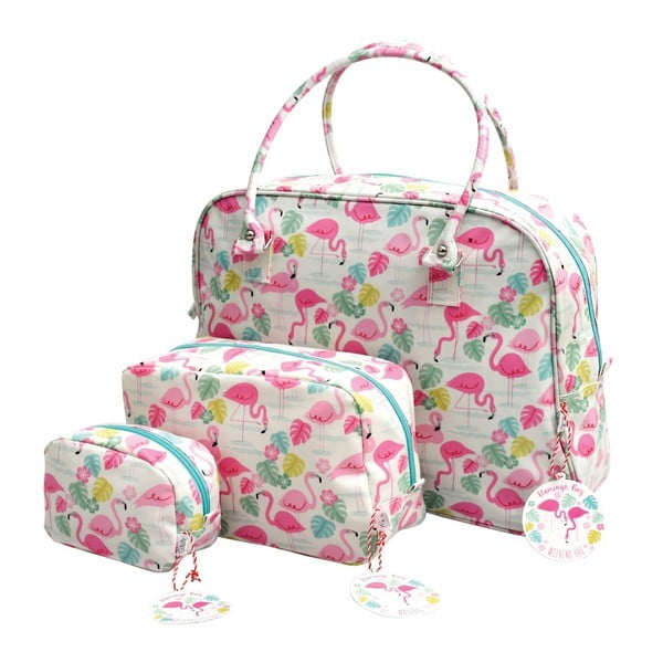 Kosmeetikakott , 29 x 16,5 cm Flamingo Bay - Rex London-image-2