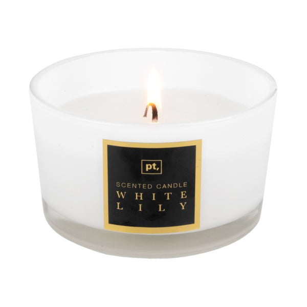 Svíčka s vůní bílé lilie PT LIVING Scented Candle, doba hoření 27 hodin