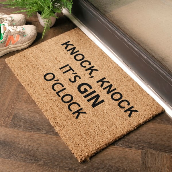 Kookoskiududest matt 40x60cm Gin O'Clock - Artsy Doormats-image-1