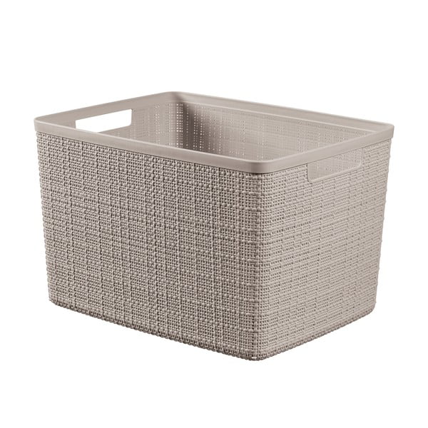 Plastikust hoiukorv 36x28x23 cm Jute L - Curver