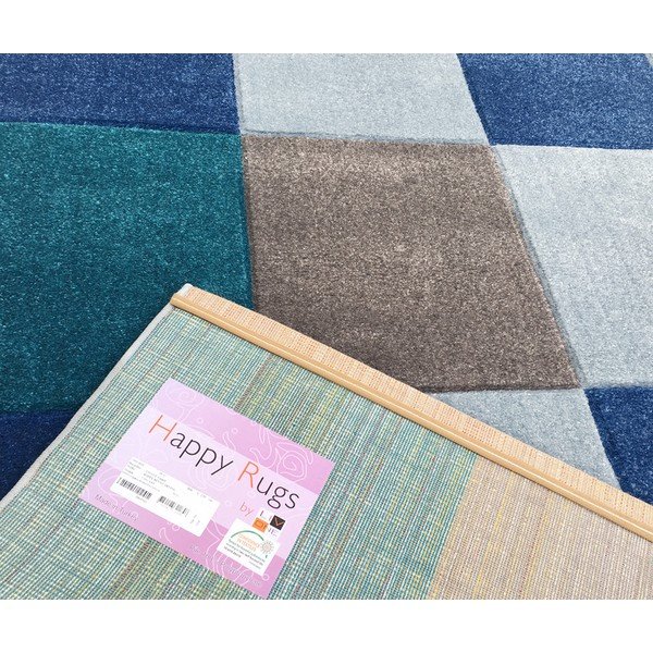 Modrý dětský koberec Happy Rugs Patchwork, 160 x 230 cm-image-1
