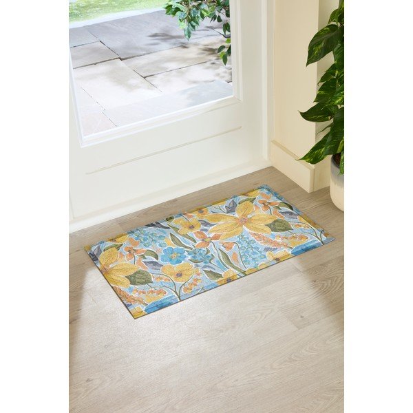 PVC uksematt 40x70 cm Flowers - Artsy Doormats-image-2
